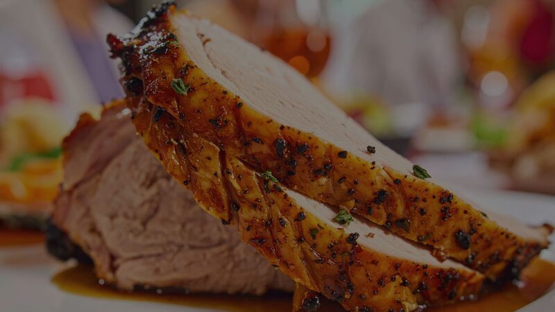 Asado ahumado al plato
